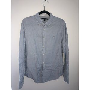 *Peace Sign Long Sleeve Button Down*